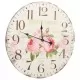 Винтидж стенен часовник Цветя, 60 см