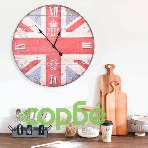 Винтидж стенен часовник Великобритания, 60 см ➤ топ цена ➤ sorbe.bg