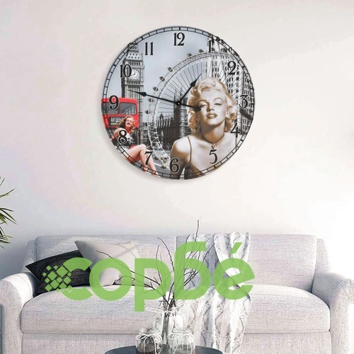 Винтидж стенен часовник, 60 см ➤ топ цена ➤ sorbe.bg