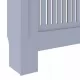 МДФ параван за радиатор, сив, 205 см