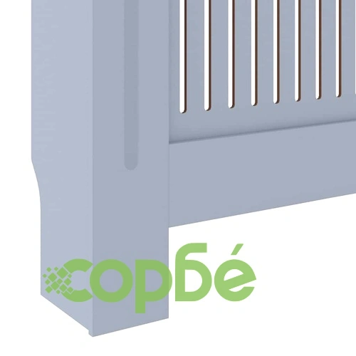 МДФ параван за радиатор, сив, 205 см ➤ топ цена ➤ sorbe.bg