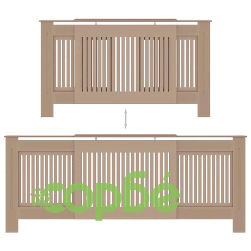 МДФ параван за радиатор, 205 см ➤ топ цена ➤ sorbe.bg