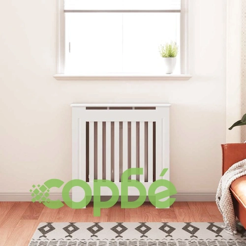 МДФ параван за радиатор, бял, 78 см ➤ топ цена ➤ sorbe.bg