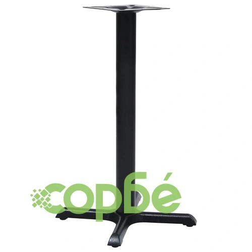 Крак за бистро маса черен 56x56x72 cm чугун ➤ топ цена ➤ sorbe.bg