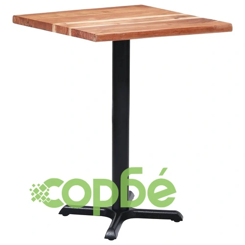 Крак за бистро маса черен 56x56x72 cm чугун ➤ топ цена ➤ sorbe.bg