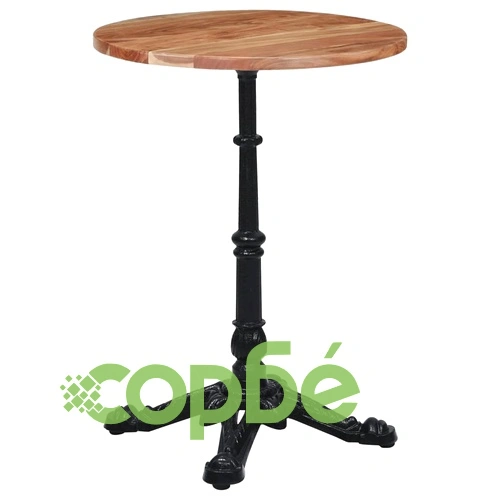 Крак за бистро маса черен 52x52x72 cm чугун ➤ топ цена ➤ sorbe.bg