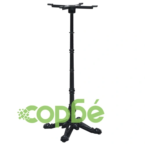 Крак за бистро маса черен 52x52x108 cm чугун ➤ топ цена ➤ sorbe.bg