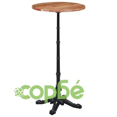 Крак за бистро маса черен 52x52x108 cm чугун ➤ топ цена ➤ sorbe.bg