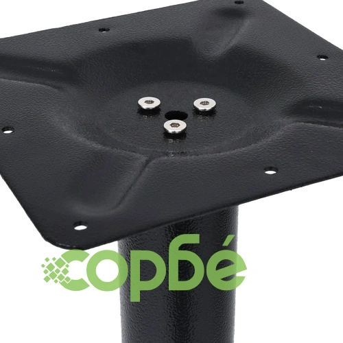 Крак за бистро маса черен 52x52x108 cm чугун ➤ топ цена ➤ sorbe.bg