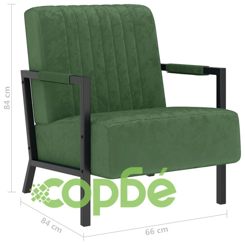 Фотьойл, тъмнозелен, кадифе ➤ топ цена ➤ sorbe.bg