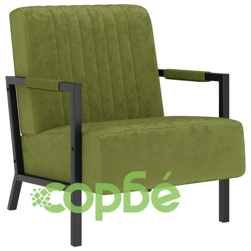 Фотьойл, светлозелен, кадифе ➤ топ цена ➤ sorbe.bg