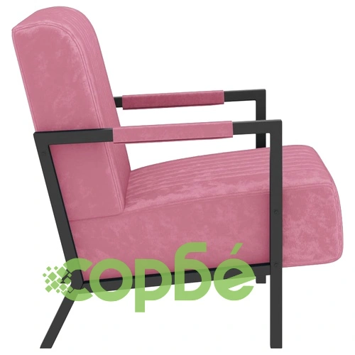 Фотьойл, розов, кадифе ➤ топ цена ➤ sorbe.bg