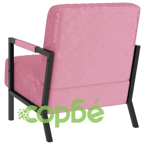 Фотьойл, розов, кадифе ➤ топ цена ➤ sorbe.bg