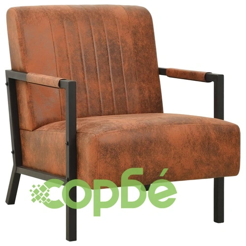 Фотьойл, кафяв, текстил ➤ топ цена ➤ sorbe.bg