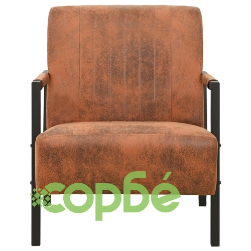 Фотьойл, кафяв, текстил ➤ топ цена ➤ sorbe.bg