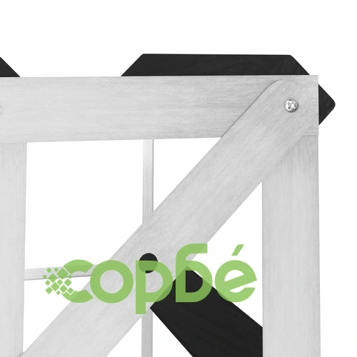 Стойка за вино за 42 бутилки, черна, масивна борова дървесина ➤ топ цена ➤ sorbe.bg