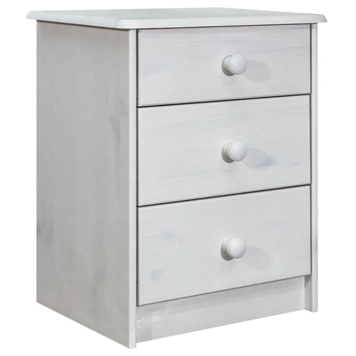 Шкаф с чекмеджета, 43x34x53 см, борово дърво масив ➤ топ цена ➤ sorbe.bg