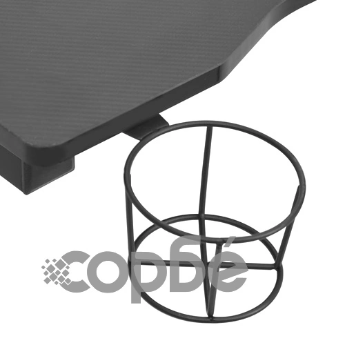 Гейминг бюро LED с Y-образна форма, черно, 110x60x75 см ➤ топ цена ➤ sorbe.bg