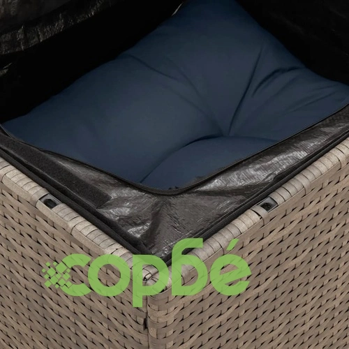 Градински комплект диван с възглавници 14 части сив полиратан ➤ топ цена ➤ sorbe.bg