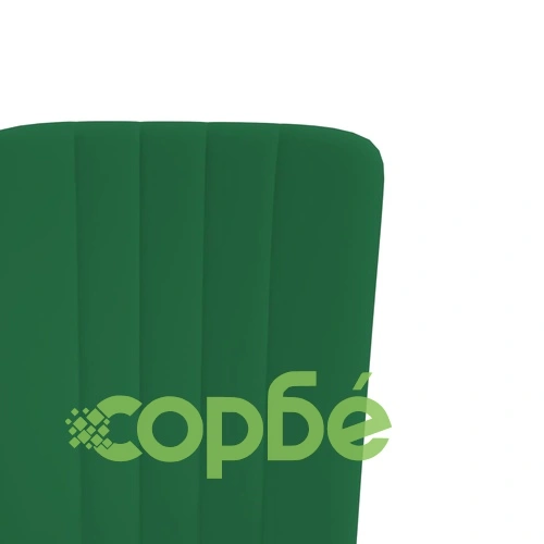 Трапезни столове, 2 бр, тъмнозелени, кадифе ➤ топ цена ➤ sorbe.bg