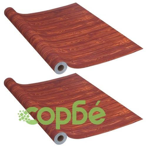 Самозалепващо фолио за врати, 2 бр, акация, 210x90 см, PVC ➤ топ цена ➤ sorbe.bg