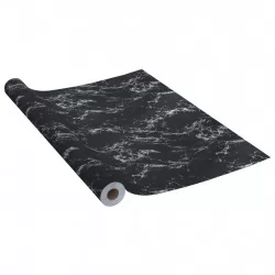 Самозалепващо фолио за мебели, черен камък, 500х90 см, PVC