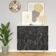 Самозалепващо фолио за мебели, черен камък, 500х90 см, PVC