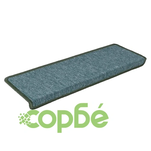 Изтривалки за стълби 15 бр. 65x21x4 см, тъмнозелени, правоъгълни, кант ➤ топ цена ➤ sorbe.bg