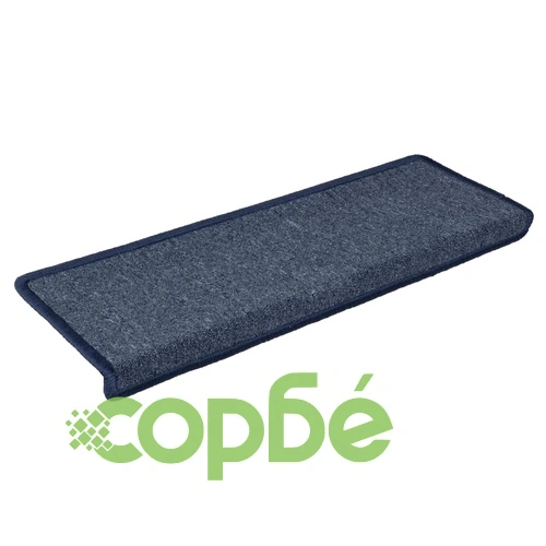 Изтривалки за стълби 15 бр. 65x21x4 см, тъмносиви и сини, правоъгълни, кант ➤ топ цена ➤ sorbe.bg