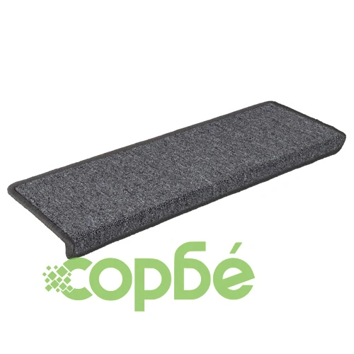 Изтривалки за стълби 15 бр. 65x21x4 см, тъмносиви, правоъгълни, кант ➤ топ цена ➤ sorbe.bg