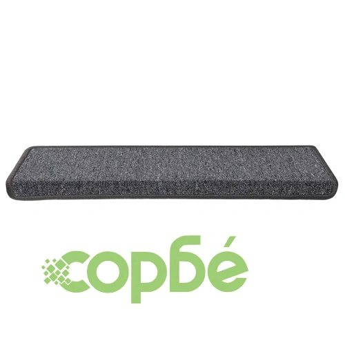 Изтривалки за стълби 15 бр. 65x21x4 см, тъмносиви, правоъгълни, кант ➤ топ цена ➤ sorbe.bg