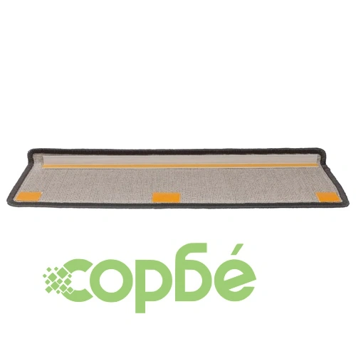 Изтривалки за стълби 15 бр. 65x21x4 см, тъмносиви, правоъгълни, кант ➤ топ цена ➤ sorbe.bg