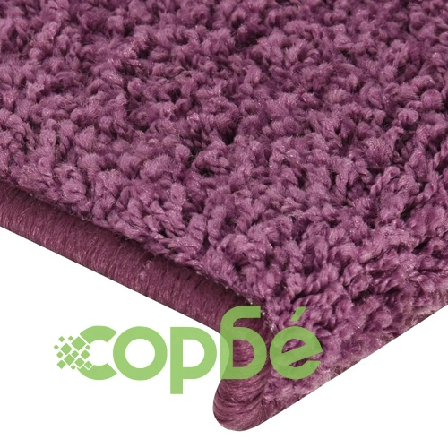 Изтривалки за стълби 15 бр. 65x21x4 см, тъмнолилави, правоъгълни, кант ➤ топ цена ➤ sorbe.bg