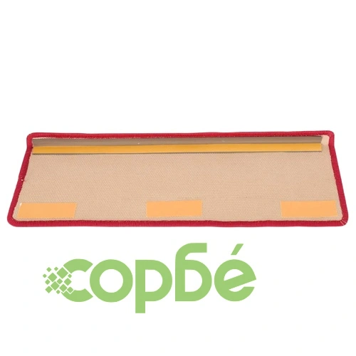 Самозалепващи стелки за стъпала, 15 бр, 65x21x4 см, червени ➤ топ цена ➤ sorbe.bg