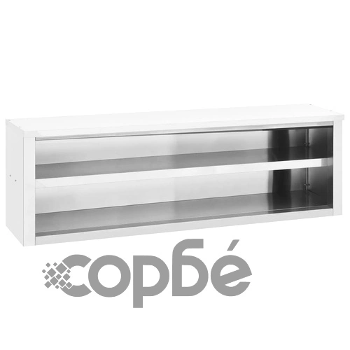 Кухненски стенен шкаф, 150x40x50 см, неръждаема стомана ➤ топ цена ➤ sorbe.bg