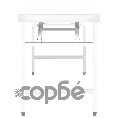 Кухненска сгъваема работна маса 100x60x80 см неръждаема стомана ➤ топ цена ➤ sorbe.bg