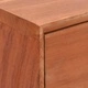 Шкаф с чекмеджета, 90x35x75 см, тиково дърво масив