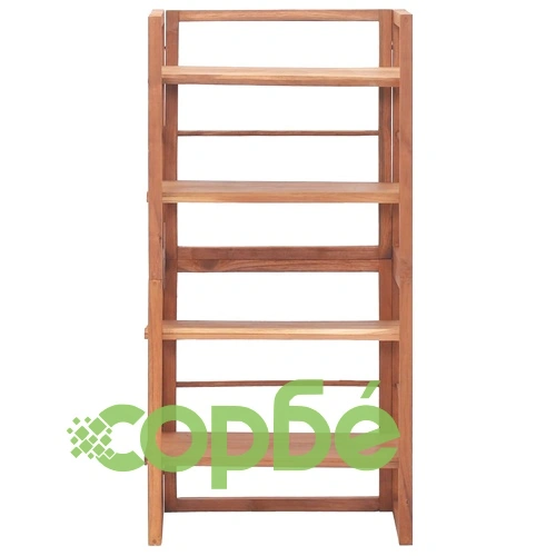 Стелаж, 60x30x120 см, тиково дърво масив ➤ топ цена ➤ sorbe.bg