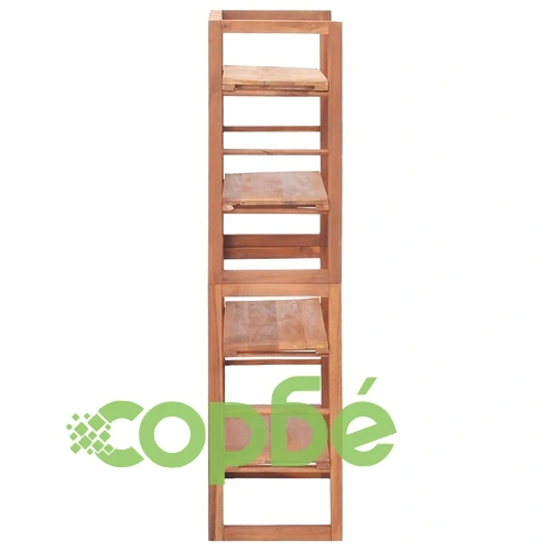 Стелаж, 60x30x120 см, тиково дърво масив ➤ топ цена ➤ sorbe.bg