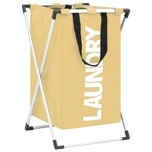 Кош за сортиране на пране, кремав