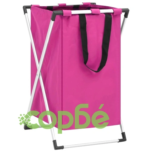 Кош за сортиране на пране, розов ➤ топ цена ➤ sorbe.bg