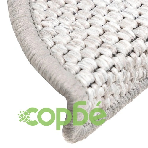 Самозалепващи стелки за стълби сизал 15 бр 56x17x3 см платина ➤ топ цена ➤ sorbe.bg