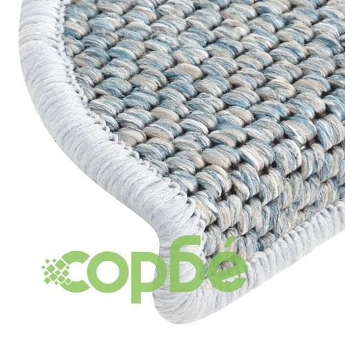 Самозалепващи стелки за стълби, сизал, 15 бр, 56x17x3 см, сини ➤ топ цена ➤ sorbe.bg