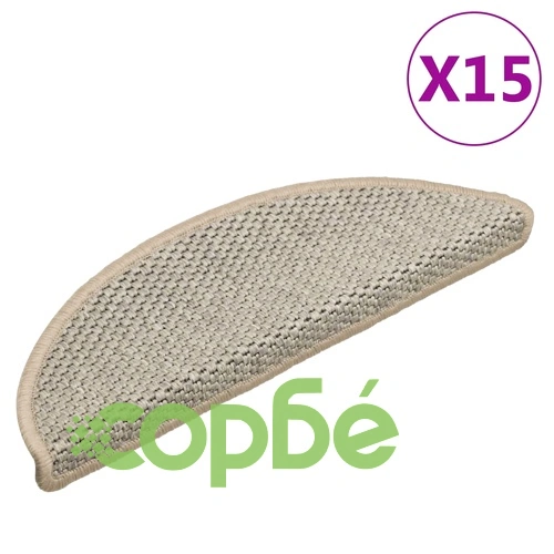 Самозалепващи стелки за стълби 15 бр 56x17x3 см светлозелен ➤ топ цена ➤ sorbe.bg