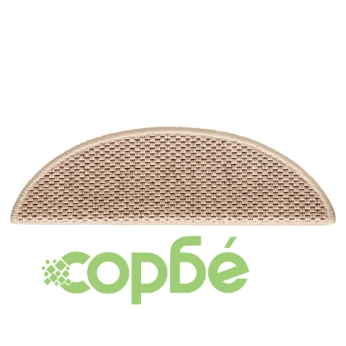 Самозалепващи стелки за стълби вид сизал 15бр 56x17x3см пясъчни ➤ топ цена ➤ sorbe.bg