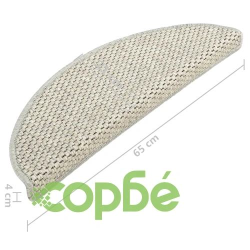 Стелки за стълби сизалена визия 15 бр 65x21x4 см светлозелени ➤ топ цена ➤ sorbe.bg