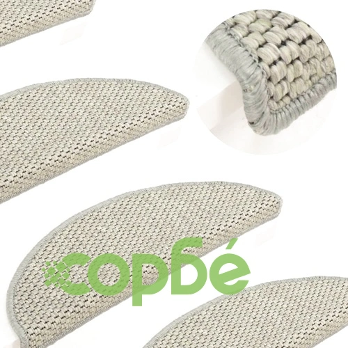 Стелки за стълби сизалена визия 15 бр 65x21x4 см светлозелени ➤ топ цена ➤ sorbe.bg