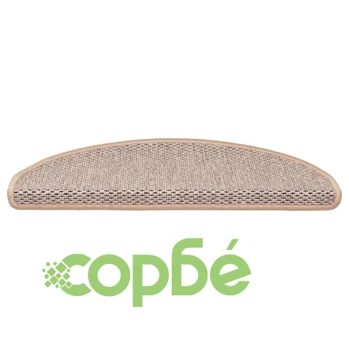 Стелки за стълби, вид сизал, 15 бр, 65x21x4 см, светлобежови ➤ топ цена ➤ sorbe.bg