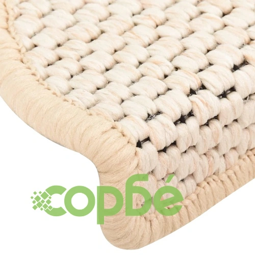 Самозалепващи стелки за стълби сизал 15 бр 65x21x4 см бербер ➤ топ цена ➤ sorbe.bg