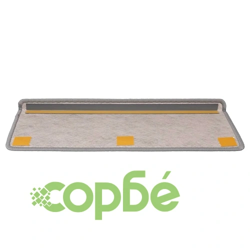 Стелки за стълби, сизалена визия, 15 бр, 65x21x4 см, платина ➤ топ цена ➤ sorbe.bg